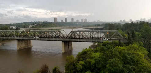 Downtown Edmonton River Valley After Summer Rain
