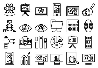 Analytics Icon Set