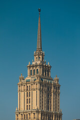 Soviet neoclassical building in Moscow