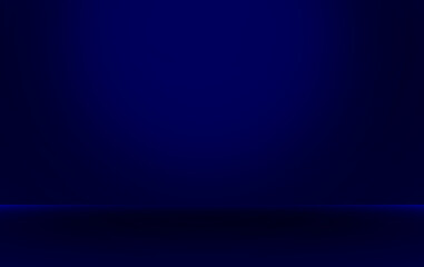 dark navy abstract 3d rendered room studio copy space stage background