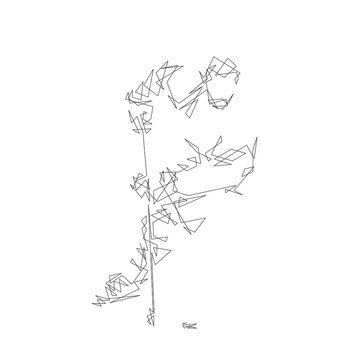 recommend clip art: Hockey player, geometric line art, isolated vector drawing, abstract silhouette, ice hockey logo