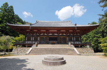 Naklejka premium 神護寺 金堂 京都市高雄