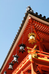 石清水八幡宮　回廊の金具　京都府八幡市