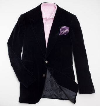 Man Velvet Jacket And Shirt