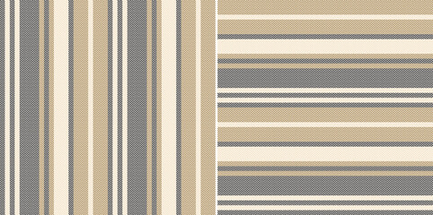 Stripe pattern in brown, gold, beige. Herringbone geometric vertical and horizontal lines for dress, trousers, pyjamas, shirt, other modern spring summer autumn winter fashion fabric print.