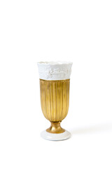 vase with golden elements