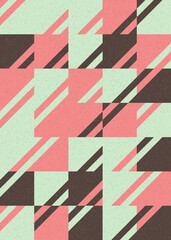 Abstract Geometric Pattern generative computational art illustration