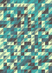 Abstract Geometric Pattern generative computational art illustration