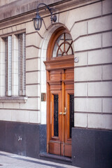 old wooden door