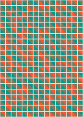 Abstract Geometric Pattern generative computational art illustration