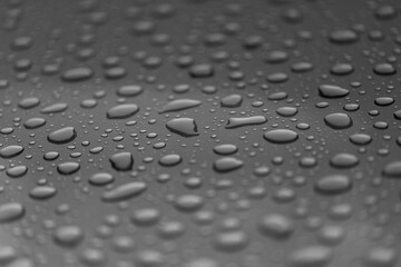 Fototapeta na wymiar Rain drops on glass
