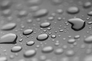 Rain drops on glass