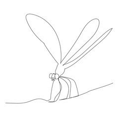 dragonfly one line drawing, sketch, vector © zolotons