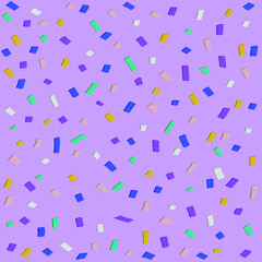 colorful background of confetti paterrn, violet color