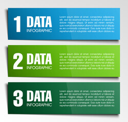Modern infographics options banner. Vector illustration. can be used for workflow layout, diagram, number options, web design.