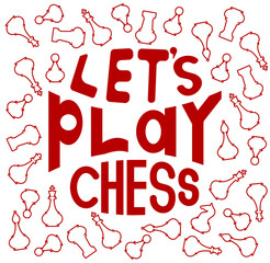 The International chess day is celebrated annually on July 20. Advertising. Invitation. Greeting card. Poster. Banner. Vector illustration.