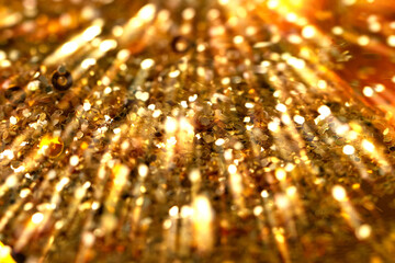 Gold shiny concept of success in business and finance.