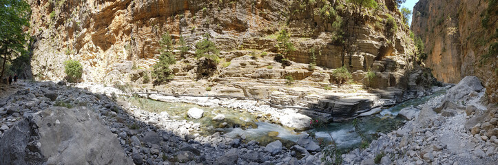 Samaria-Schlucht auf Kreta