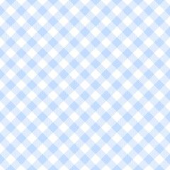 Pastel blue vichy pattern vector. Spring summer textured seamless light gingham background graphic for picnic blanket, oilcloth, napkin, handkerchief, other modern fashion fabric or paper print.