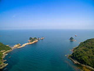 Obraz premium 日本海の海岸線