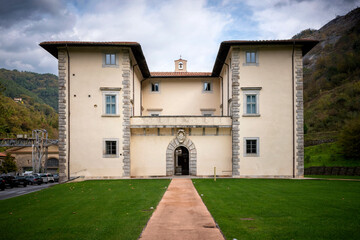 Fototapeta na wymiar Palazzo Mediceo in Seravezza - UNESCO World Heritage. Lucca, Tuscany, Italy