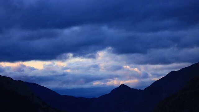 Massif of Las Ubi&ntilde;as between Asturias and Leon. In the Natural Parks of Las Ubi&ntilde;as-La Mesa in Asturias and the Natural Park of Babia y Luna in Leon, Spain, Europe