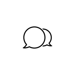 speech bubble icon logo vector
