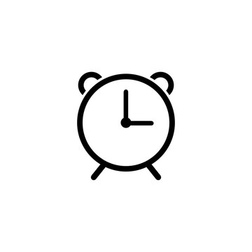 clock icon vector logo
