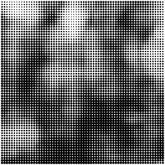 Halftone Pattern. Set of Dots. Dotted Texture on White Background. Overlay Grunge Template. Distress Linear Design.