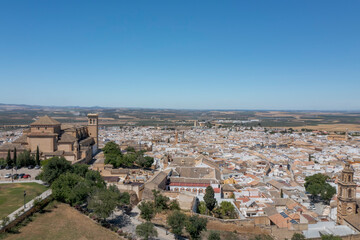 Fototapeta na wymiar vista del centro monumental del municipio de Osuna, Andalucía