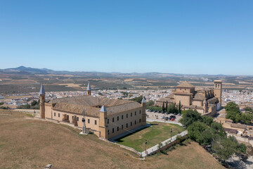 Fototapeta na wymiar vista del centro monumental del municipio de Osuna, Andalucía