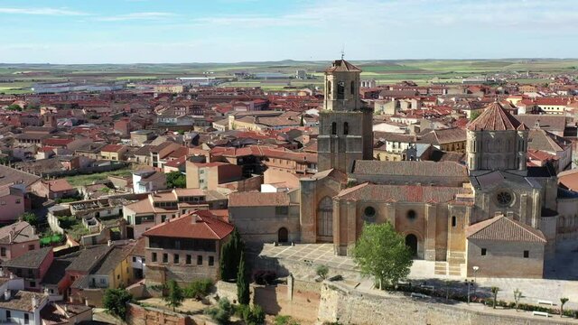 panoramic aerial view of the city of Toro, Zamora