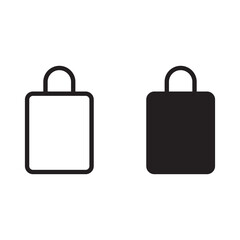 shopping bag Vector icon
