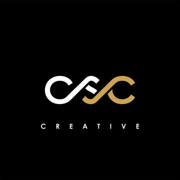 CSC Letter Initial Logo Design Template Vector Illustration