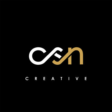 CSN Letter Initial Logo Design Template Vector Illustration