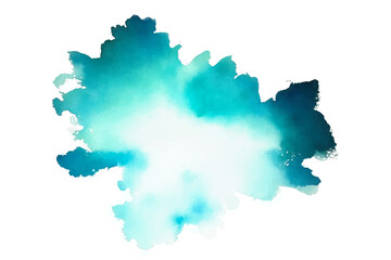 turquoise color watercolor texture background