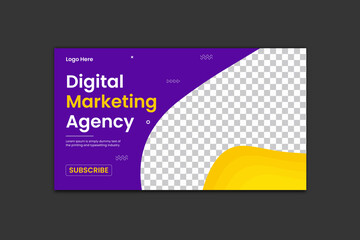 Digital Marketing Youtube Thumbnail Design and Web Banner 