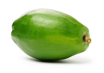 Papaya fruit isolated on a white background