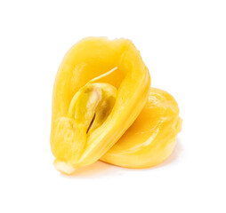 Ripe Jackfruit isolated on white background