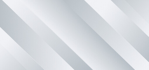 Abstract diagonal white and gray gradient stripe lines background. Modern concept.