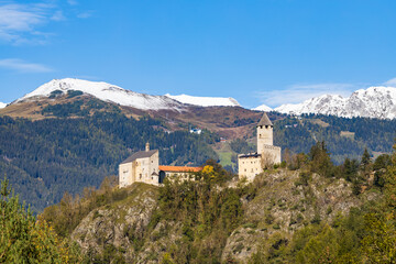Fototapeta na wymiar Sprechenstein Castle, South Tyrol, Italy