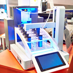 Automatic sequential extraction system for chemical sample preparation