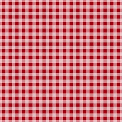 white checked lines seamless pattern isolated on red background