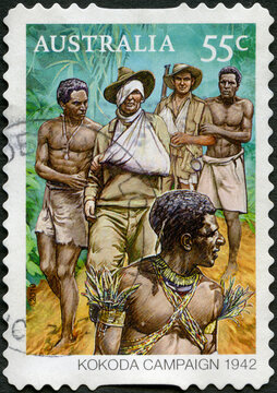 AUSTRALIA - 2010: shows Kokoda Campaign, 1942, Kokoda Joint Issue, 2010
