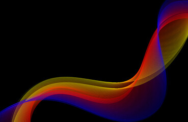 abstract colorful wave background