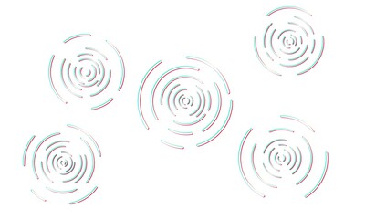 3D-like ripple pattern