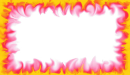 3D-like flame frame