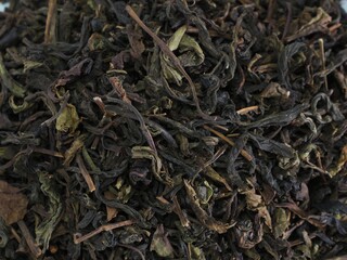 Close up of Ceylon Black Tea.
