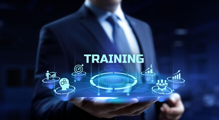 Training Webinar Learning Education Internet business concept