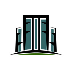 Building logo real estate home construction icon